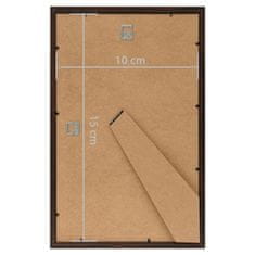 Vidaxl Foto okvirji 10 kosov namizni črni 10x15 cm MDF