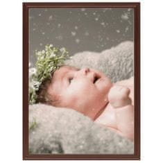 Vidaxl Foto okvirji 3 kosi stenski/namizni temno rdeči 13x18 cm