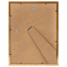 Vidaxl Foto okvirji 5 kosov namizni zlati 10x15 cm MDF