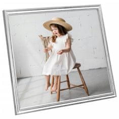 Vidaxl Foto okvirji 5 kosov namizni srebrni 20x20 cm MDF