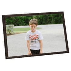 Vidaxl Foto okvirji 3 kosi stenski/namizni črni 10x15 cm MDF