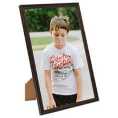 Vidaxl Foto okvirji 5 kosov namizni črni 13x18 cm MDF
