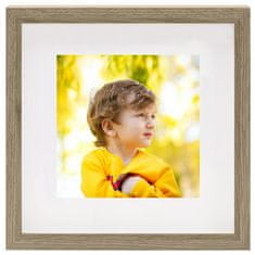 Vidaxl 3D foto okvirji 5 kosov naravni 28x28 cm za 20x20 cm slike
