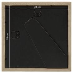 Vidaxl 3D foto okvirji 5 kosov naravni 28x28 cm za 20x20 cm slike