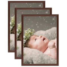 Vidaxl Foto okvirji 5 kosov stenski/namizni temno rdeči 10x15 cm