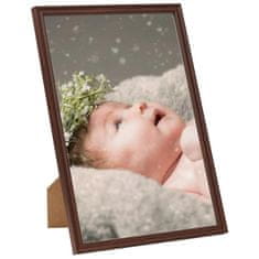Vidaxl Foto okvirji 5 kosov stenski/namizni temno rdeči 10x15 cm