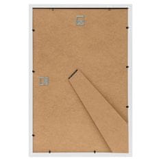 Vidaxl Foto okvirji 5 kosov namizni beli 10x15 cm MDF
