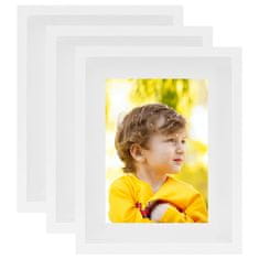 Vidaxl 3D foto okvirji 3 kosi beli 21x29,7 cm za 15x20 cm slike