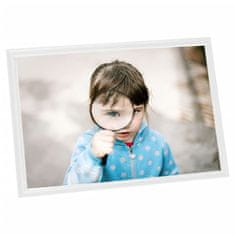 Vidaxl Foto okvirji 5 kosov namizni beli 10x15 cm MDF