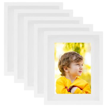 Vidaxl 3D foto okvirji 5 kosov beli 21x29,7 cm za 15x20 cm slike