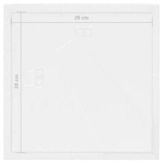 Vidaxl 3D foto okvirji 5 kosov beli 28x28 cm za 20x20 cm slike