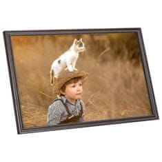 Vidaxl Foto okvirji 5 kosov stenski črni 50x70 cm MDF