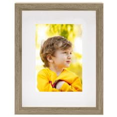 Vidaxl 3D foto okvirji 3 kosi naravni 20x25 cm za 13x18 cm slike