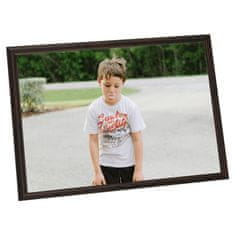 Vidaxl Foto okvirji 5 kosov namizni črni 18x24 cm MDF