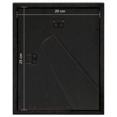 Vidaxl 3D foto okvirji 5 kosov črni 20x25 cm za 13x18 cm slike