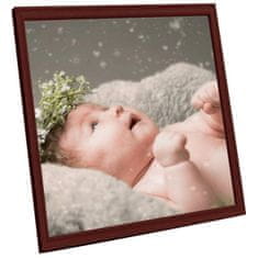 Vidaxl Foto okvirji 5 kosov namizni temno rdeči 20x20 cm