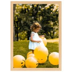 Vidaxl Foto okvirji 5 kosov stenski/namizni svetel hrast 29,7x42 cm