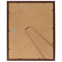 Vidaxl Foto okvirji 3 kosi namizni temno rdeči 20x25 cm