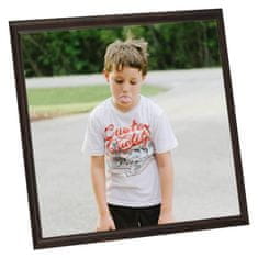Vidaxl Foto okvirji 5 kosov namizni črni 30x30 cm MDF