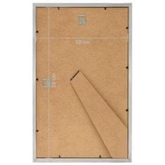 Vidaxl Foto okvirji 5 kosov namizni srebrni 10x15 cm MDF