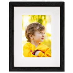 Vidaxl 3D foto okvirji 5 kosov črni 20x25 cm za 13x18 cm slike