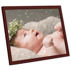 Vidaxl Foto okvirji 5 kosov namizni temno rdeči 20x25 cm