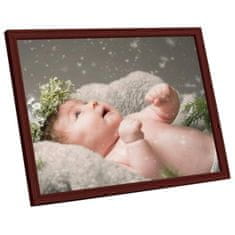 Vidaxl Foto okvirji 10 kosov namizni temno rdeči 10x15 cm