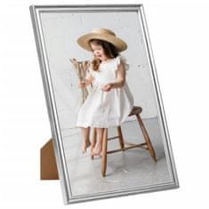 Vidaxl Foto okvirji 5 kosi namizni srebrni 28x35 cm MDF