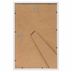 Vidaxl Foto okvirji 5 kosov namizni beli 28x35 cm MDF