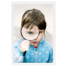 Vidaxl Foto okvirji 3 kosi stenski/namizni beli 15x21 cm MDF
