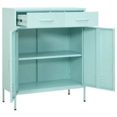 Vidaxl Omara za shranjevanje mint zelena 80x35x101,5 cm jeklo
