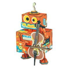 Robotime 3D sestavljanke za igrače Glasbeni robot
