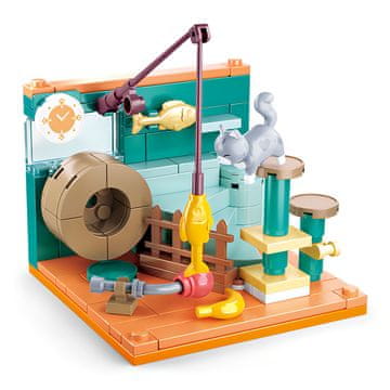 Sluban Mini Handcraft M38-B0919C Ribiški kotiček z mačko