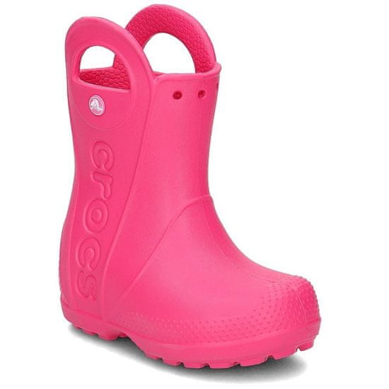 Crocs Dežni škornji roza Handle IT Rain Boot
