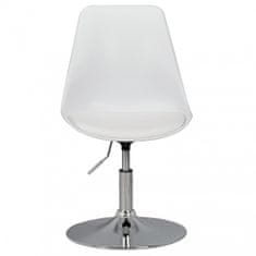 Bruxxi Jedilni stol Corsica, umetno usnje, bela barva