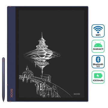 Onyx Boox BOOX Note AIR 2 e-bralnik, 10,3, Android 11, 8-jedrni, 4GB/64GB, Wi-Fi, Bluetooth 5.0, tip-C, črno/modra (EBR-BOOX-NOTE-AIR2)