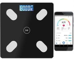 Alum online Analitična osebna tehtnica Bluetooth 180 kg - Malatec 9993