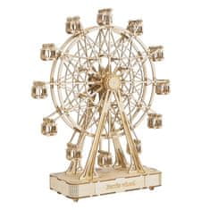 Robotime Rolife 3D lesena sestavljanka Ferris Wheel (Toy Box) 278 kosov
