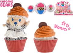 Plišast medvedek Cupcake 10 cm z vonjem v blistru