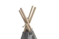 Aga4Kids Otroški Teepee Zvezde Sivo-modra