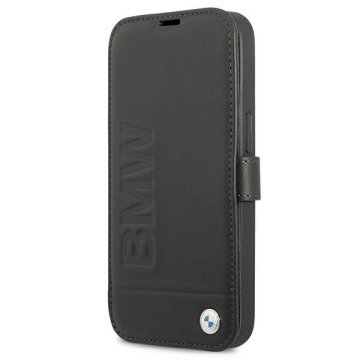 Bmw etui bmflbkp13msllbk iphone 13 6,1; črn/črna knjiga signature