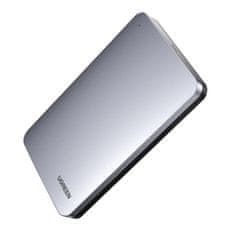 Ugreen CM300 zunanji ohišje za SSD disk SATA 3.0 6Gbps + kabel USB / USB-C 0.5m, siva