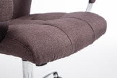 BHM Germany Pisarniški stol Mikos, tekstil, rjava