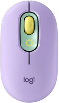 Logitech POP Mouse miška, z emoji, Bluetooth, mint (910-006547)