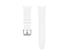 Samsung pašček za uro za Galaxy Watch 4/4 Classic Ridge, športni, silikonski, m/l, bel