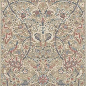MORRIS & CO. Tapeta BULLERSWOOD 216446, kolekcija ARCHIVE WALLPAPERS, začimba vanilija