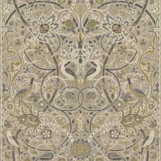 MORRIS & CO. Tapeta BULLERSWOOD 216447, kolekcija ARHIVSKA OZADJA, stone mustard