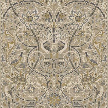 MORRIS & CO. Tapeta BULLERSWOOD 216447, kolekcija ARHIVSKA OZADJA, stone mustard