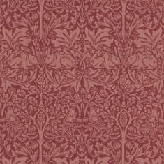 MORRIS & CO. Tapeta BRER RABBIT DMORBR101, kolekcija COMPENDIUM I & II, cerkveno rdeča