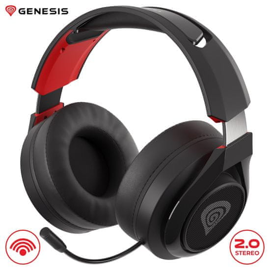 Genesis Selen 400 brezžične gaming slušalke z mikrofonom - odprta embalaža